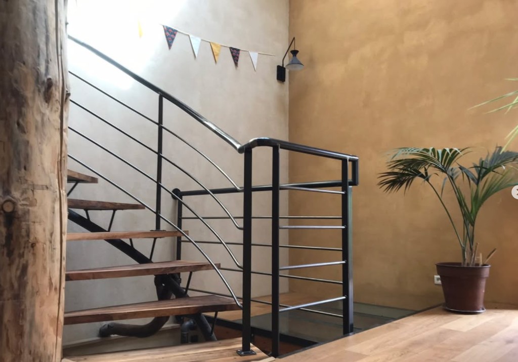 Garde-corps de terrasse 2 pentes sur couvertines